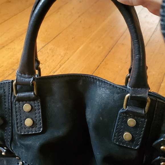 Gorgeous Cynthia Vincent Black Suede & Leather Bag - Picture 10 of 14